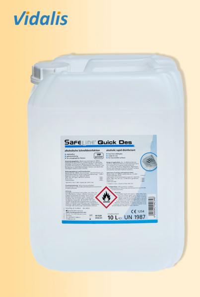 Safeline "Quick Des - N", Schnelldesinfektion 10 liter NEUTRAL