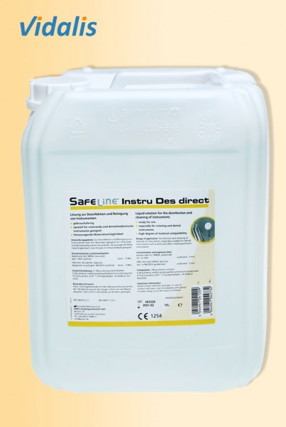 SAFELINE "INSTRU DES DIRECT N " 5-Liter Instrumentendesinfektion, 1 Kanister