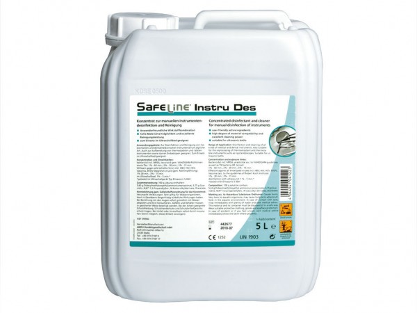 SAFELINE "INSTRU DES" N 5 Liter, Instrumentendesinfektion, 1 Kanister