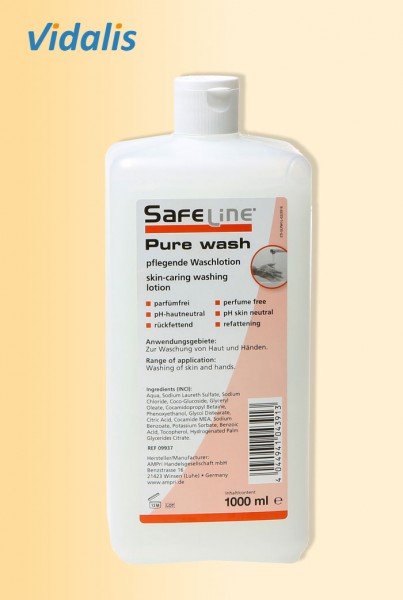 SAFELINE "PURE WASH" 1 Liter Waschlotion, 1 Flasche